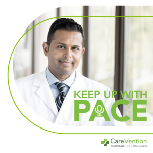 Keep Up with PACE Episode Art featuring Dr. Ankur Patel